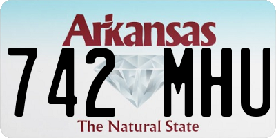 AR license plate 742MHU