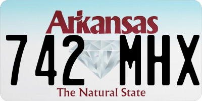 AR license plate 742MHX