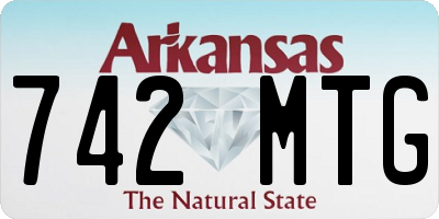 AR license plate 742MTG