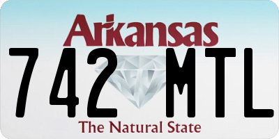 AR license plate 742MTL