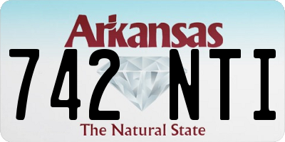 AR license plate 742NTI