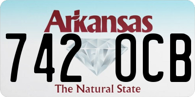 AR license plate 742OCB