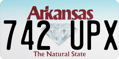 AR license plate 742UPX