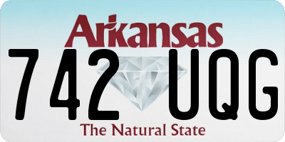 AR license plate 742UQG