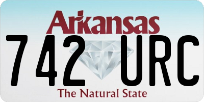 AR license plate 742URC