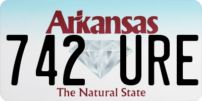 AR license plate 742URE