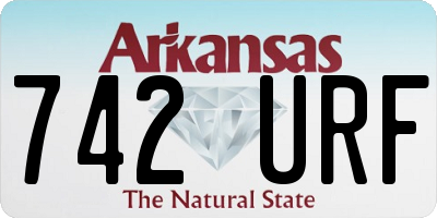AR license plate 742URF