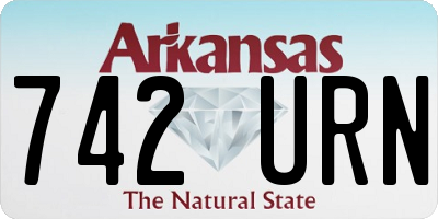 AR license plate 742URN