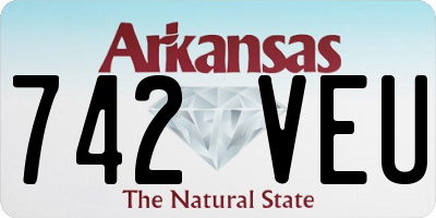 AR license plate 742VEU
