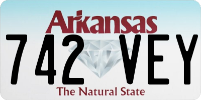 AR license plate 742VEY