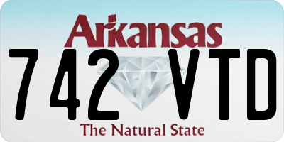 AR license plate 742VTD