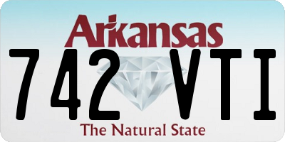 AR license plate 742VTI
