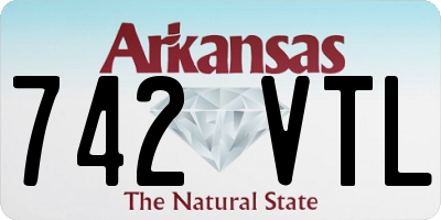 AR license plate 742VTL