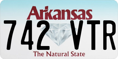 AR license plate 742VTR