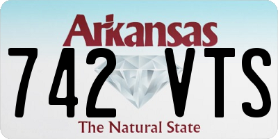 AR license plate 742VTS