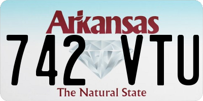 AR license plate 742VTU