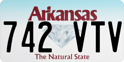 AR license plate 742VTV