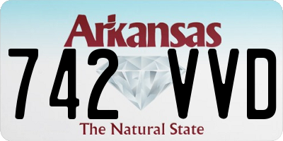 AR license plate 742VVD