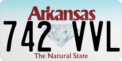 AR license plate 742VVL