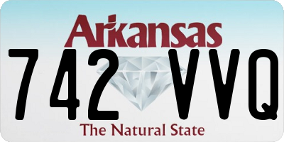 AR license plate 742VVQ