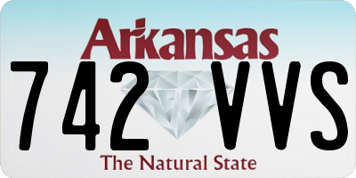 AR license plate 742VVS