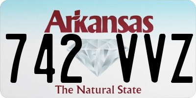 AR license plate 742VVZ