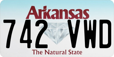 AR license plate 742VWD