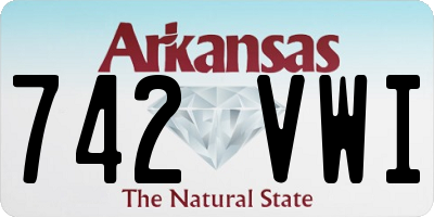 AR license plate 742VWI