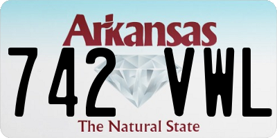 AR license plate 742VWL