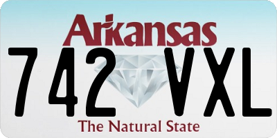 AR license plate 742VXL