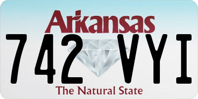AR license plate 742VYI