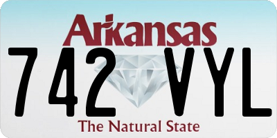 AR license plate 742VYL