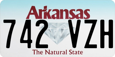 AR license plate 742VZH