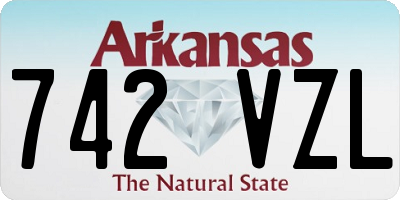 AR license plate 742VZL