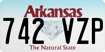 AR license plate 742VZP