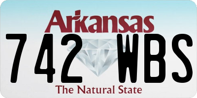 AR license plate 742WBS