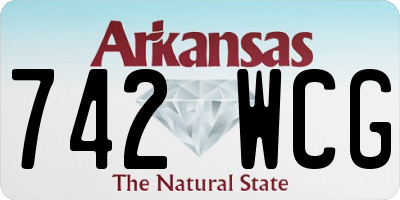 AR license plate 742WCG