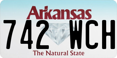 AR license plate 742WCH