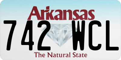 AR license plate 742WCL