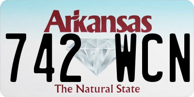 AR license plate 742WCN