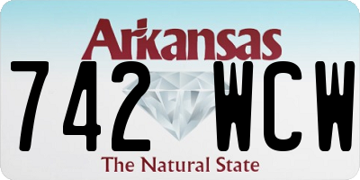 AR license plate 742WCW