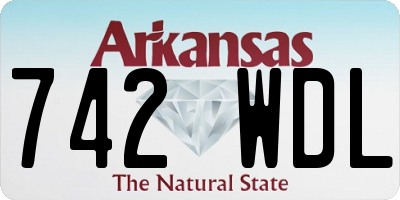 AR license plate 742WDL