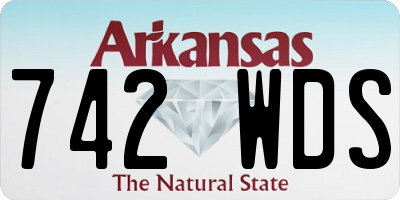 AR license plate 742WDS