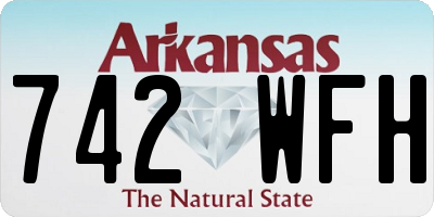 AR license plate 742WFH