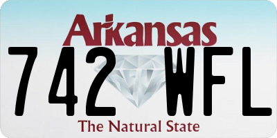 AR license plate 742WFL