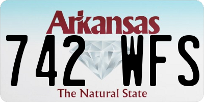 AR license plate 742WFS
