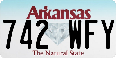 AR license plate 742WFY