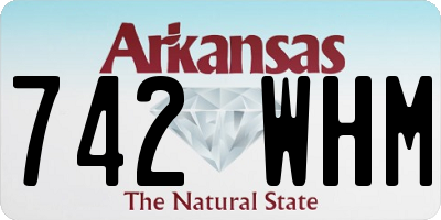 AR license plate 742WHM