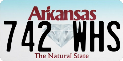 AR license plate 742WHS