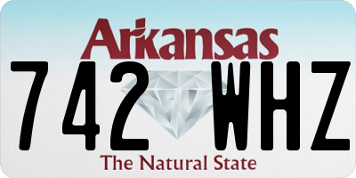 AR license plate 742WHZ